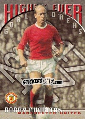 Sticker Bobby Charlton - Manchester United 1997 n. 82 - Futera