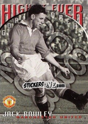 Cromo Jack Rowley - Manchester United 1997 - Futera