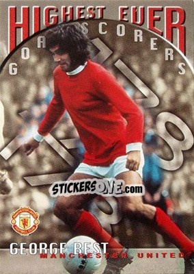 Sticker George Best - Manchester United 1997 - Futera