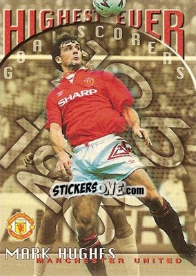 Cromo Mark Hughes - Manchester United 1997 - Futera