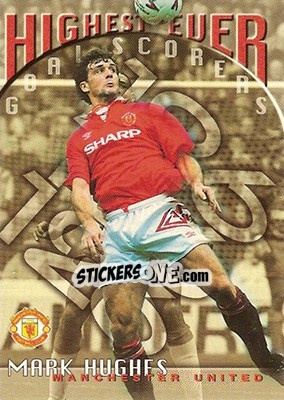 Sticker Mark Hughes - Manchester United 1997 - Futera