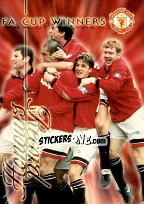 Figurina FA Cup Winners - Manchester United 1997 n. 92 - Futera
