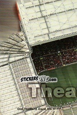 Sticker Old Trafford Stadium (puzzle 1) - Manchester United 1997 n. 94 - Futera