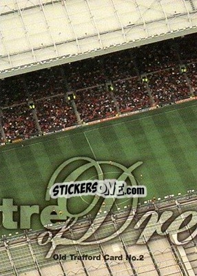 Sticker Old Trafford Stadium (puzzle 2) - Manchester United 1997 - Futera