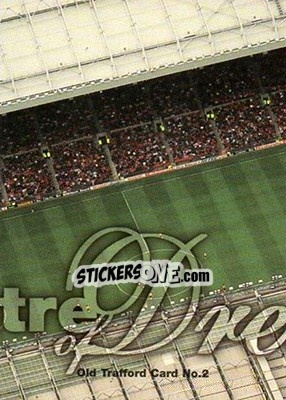 Sticker Old Trafford Stadium (puzzle 2) - Manchester United 1997 n. 95 - Futera