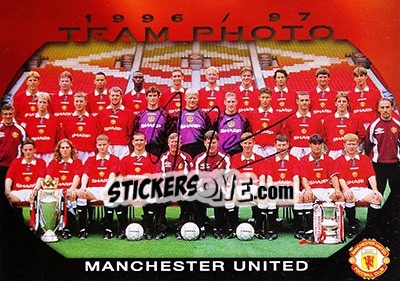 Figurina Team 1996-1997 - Manchester United 1997 - Futera