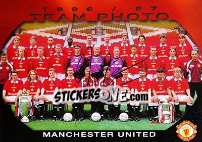 Sticker Team 1996-1997 - Manchester United 1997 n. 97 - Futera