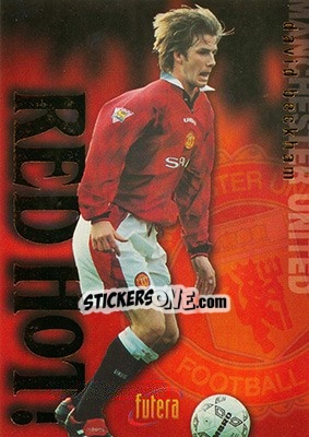 Sticker David Beckham - Manchester United 1997 n. RH3b - Futera