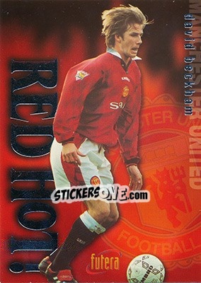 Sticker David Beckham - Manchester United 1997 n. RH3 - Futera