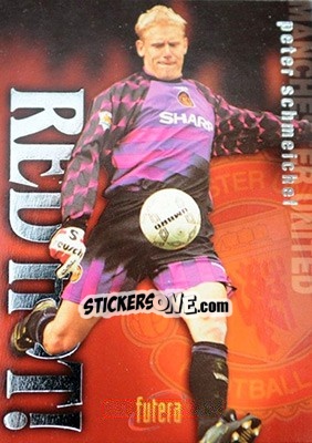 Sticker Peter Schmeichel - Manchester United 1997 n. RH4 - Futera