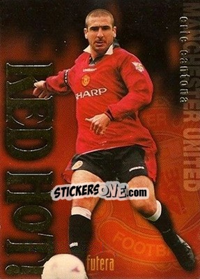 Sticker Eric Cantona - Manchester United 1997 n. RH1g - Futera