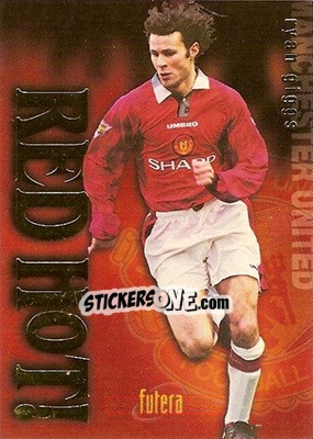 Sticker Ryan Giggs - Manchester United 1997 n. RH2g - Futera