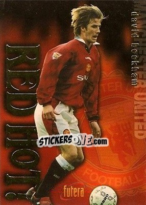 Sticker David Beckham - Manchester United 1997 n. RH3g - Futera