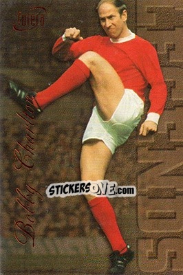 Figurina Bobby Charlton - Manchester United 1997 - Futera