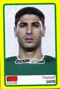 Sticker Youssef Safri - Africa Cup 2008 - Panini