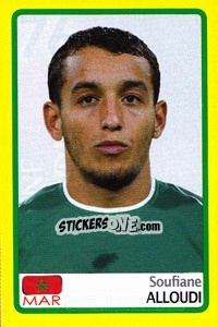 Figurina Soufiane Alloudi - Africa Cup 2008 - Panini