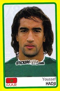 Cromo Youssef Hadji - Africa Cup 2008 - Panini