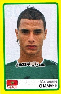 Cromo Marouane Chamakh - Africa Cup 2008 - Panini