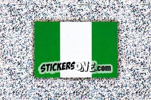 Sticker Flag of Nigeria - Africa Cup 2008 - Panini