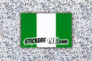 Sticker Flag of Nigeria - Africa Cup 2008 n. 81 - Panini