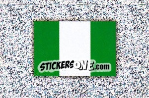 Cromo Flag of Nigeria - Africa Cup 2008 - Panini