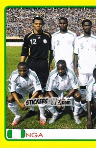 Figurina Nigeria team (1 of 2) - Africa Cup 2008 - Panini