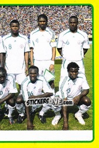 Sticker Nigeria team (2 of 2) - Africa Cup 2008 - Panini