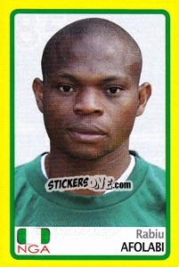 Figurina Rabiu Afolabi - Africa Cup 2008 - Panini