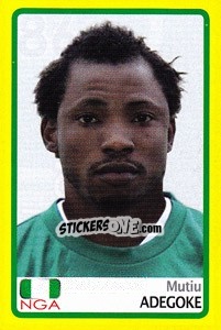 Sticker Mutiu Adegoke - Africa Cup 2008 n. 86 - Panini