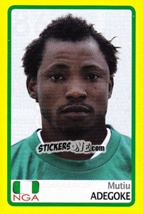 Cromo Mutiu Adegoke - Africa Cup 2008 - Panini