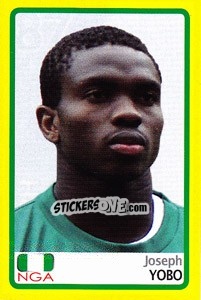 Sticker Joseph Yobo - Africa Cup 2008 n. 87 - Panini