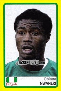Sticker Obinna Nwaneri - Africa Cup 2008 n. 89 - Panini