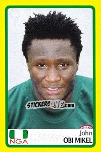 Sticker John Obi Mikel - Africa Cup 2008 n. 91 - Panini