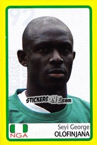 Sticker Seyi George Olofinjana - Africa Cup 2008 - Panini