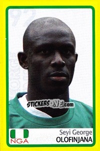 Cromo Seyi George Olofinjana - Africa Cup 2008 - Panini