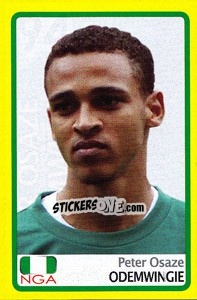 Cromo Peter Osaze Odemwingie - Africa Cup 2008 - Panini