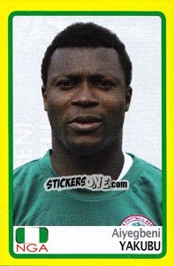 Sticker Aiyegbeni Yakubu - Africa Cup 2008 n. 95 - Panini