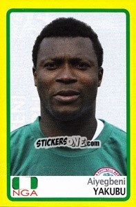 Figurina Aiyegbeni Yakubu - Africa Cup 2008 - Panini