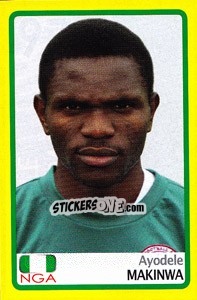 Sticker Ayodele Makinwa - Africa Cup 2008 n. 97 - Panini