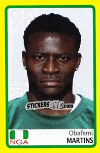 Cromo Obafemi Martins - Africa Cup 2008 - Panini