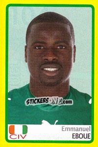 Sticker Emmanuel Eboue - Africa Cup 2008 - Panini