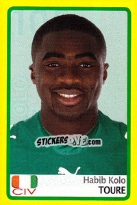 Sticker Kolo Toure - Africa Cup 2008 n. 105 - Panini