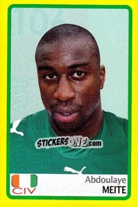 Sticker Abdoulaye Meite - Africa Cup 2008 - Panini