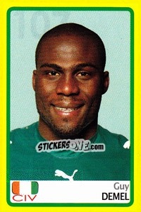 Sticker Guy Demel - Africa Cup 2008 n. 107 - Panini