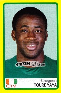 Figurina Gnegneri Toure Yaya - Africa Cup 2008 - Panini