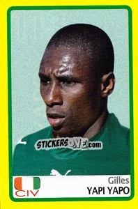 Sticker Gilles Yapi Yapo - Africa Cup 2008 n. 113 - Panini
