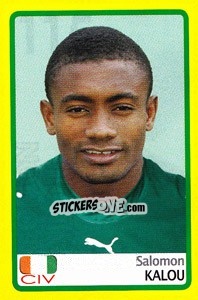 Cromo Salomon Kalou - Africa Cup 2008 - Panini