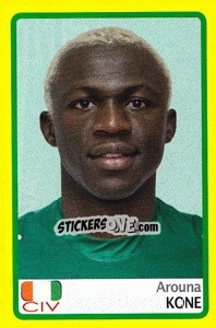 Sticker Arouna Kone - Africa Cup 2008 n. 117 - Panini
