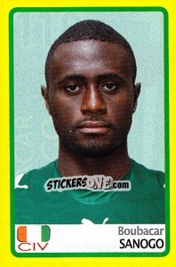 Sticker Boubacar Sanogo - Africa Cup 2008 - Panini