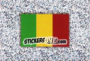 Sticker Flag of Mali - Africa Cup 2008 - Panini